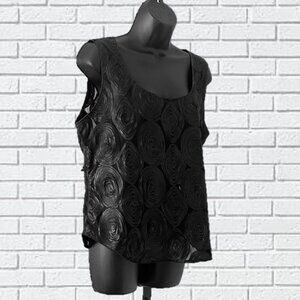 Giorgio Armani | Embroidered Tulle Sleeveless Top
